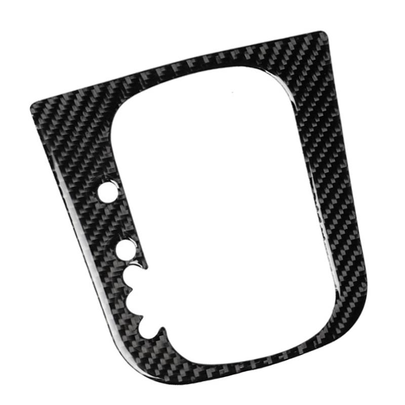 Gear Shift Panel Interior Trim Carbon Fiber Look Finish Compatible with Volkswagen Golf 6 GTI MK6 2008 2009 2010 2011 2012 2013