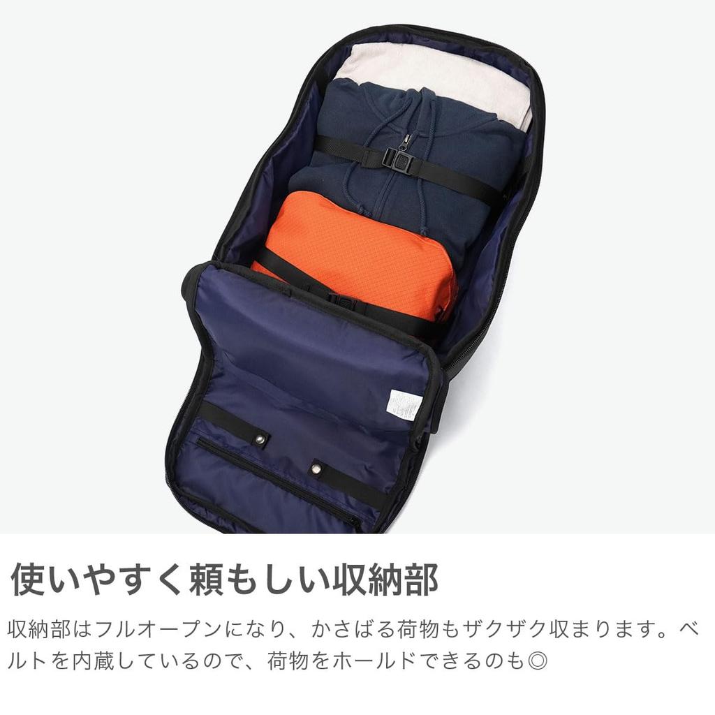 Jackpot Backpack Carry-on, Approx. 29L (approx. 2kg), Lightweight, Multifunctional, Large Capacity, Two-Wheel Backpack, Caster Cover, PolyesterTPU,