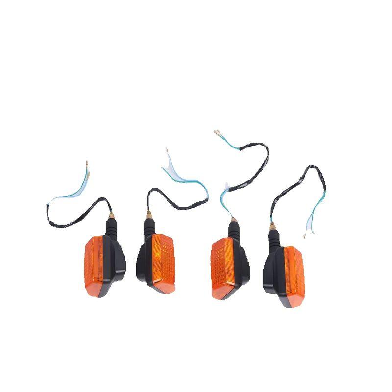 

2 Pairs Rear Turn Signal Light Indicator FOR Honda Ruckus NPS 50 33650-GEZ-305 Amber