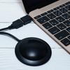Miyoshi USB Digital Flat Omnidirectional Compatible with Microphone, Type, Windows/MacOS, ZUMF-03/BK