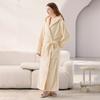Bata de Franela con Capucha Oversize para Hombre y Mujer de Longitud Larga hasta el Tobillo Ropa de Dormir Acogedora de Invierno Ropa para el Hogar