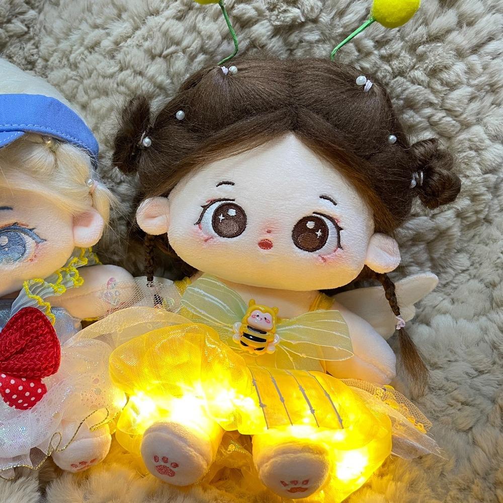 

Одежда для кукол Little Bee из хлопка с крыльями, плюшевые игрушки, мягкая кукольная одежда, 20 см, кукла из хлопка little bee