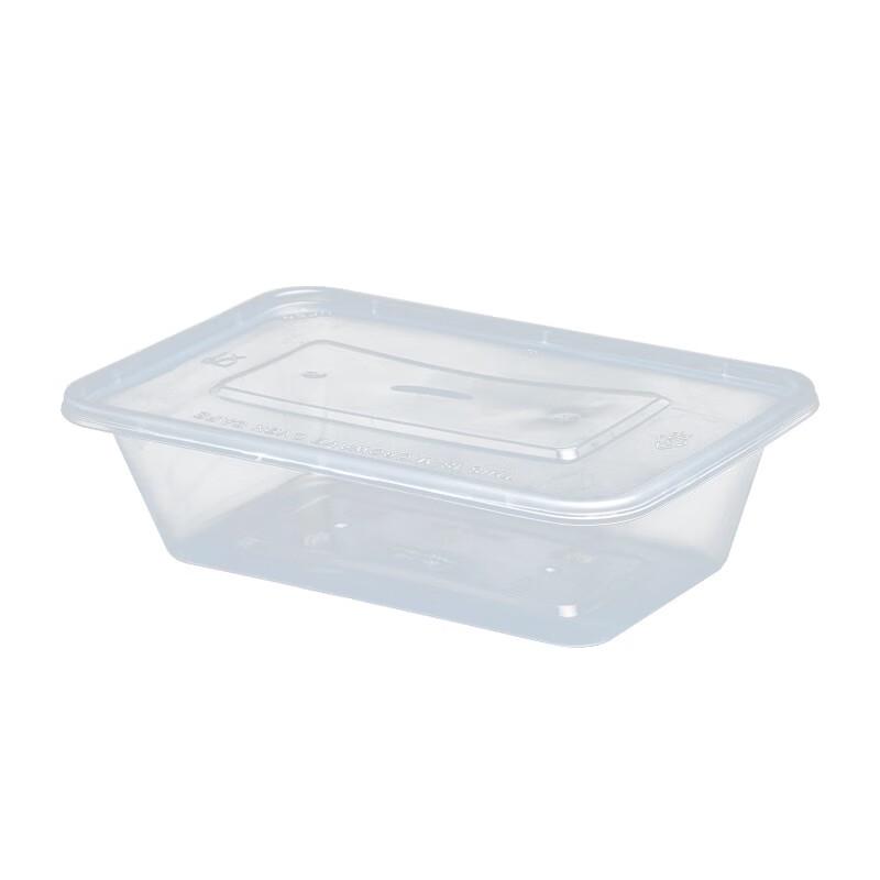 Disposable Rectangular Plastic Lunch Box