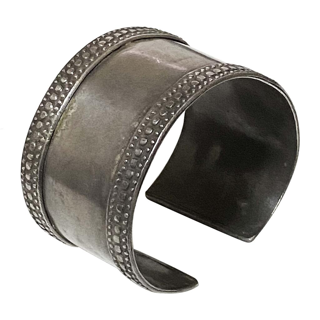 Karen Silver Karen Tribe Wide Gladiator Bangle SILVER925 Ethnic Accessory Asian Ethnic Silver Bangle Tropical Jewelry Silver Bangle Ancient Asia Roman