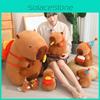 Capybara Plush Toy Cartoon Cute Stuffed Doll Room Decoration Kid Holiday Gift