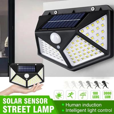 Multifunctional LED Solar Light With Motion Sensor Outdoor Garden Courtyard Waterproof Decoration 140° Lighting Wall Lamp