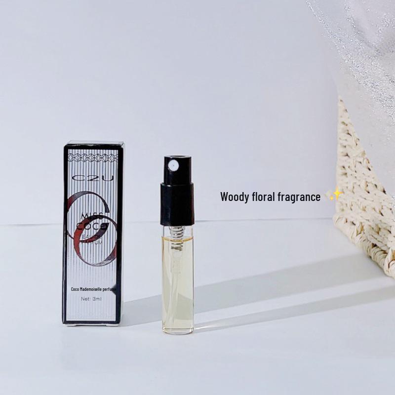 C2U White Tea Fresh Perfume Sample 3ml with Atomizer, Portable Women's Spray