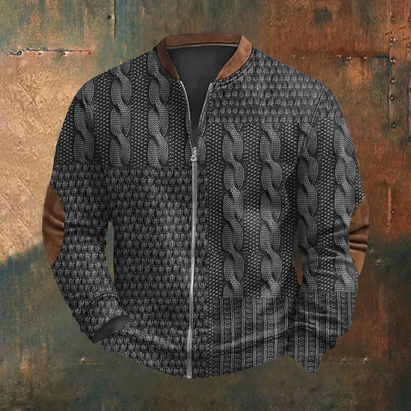 

Чоловічий світшот у стилі ретро з градієнтним принтом XXXXL