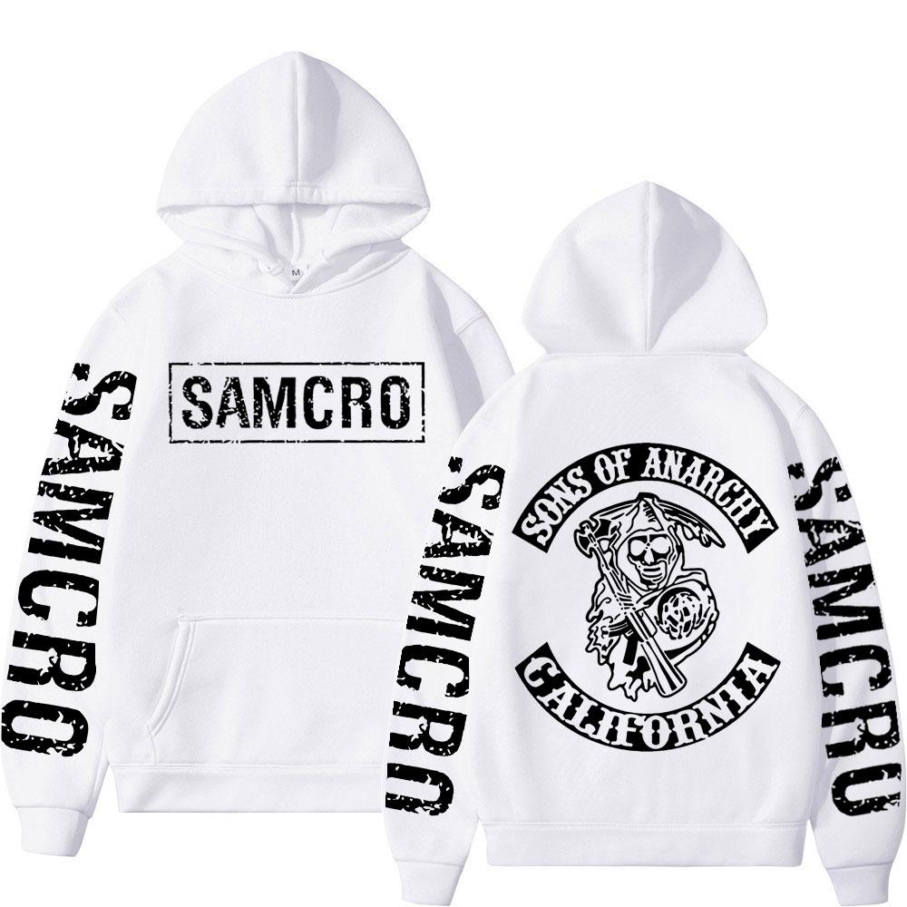 TV Play Sons of Anarchy Print Hoodie Herren Damen Kleidung Gothic Vintage Kapuzenpullover Herbst Winter Mode Lässige Pullover