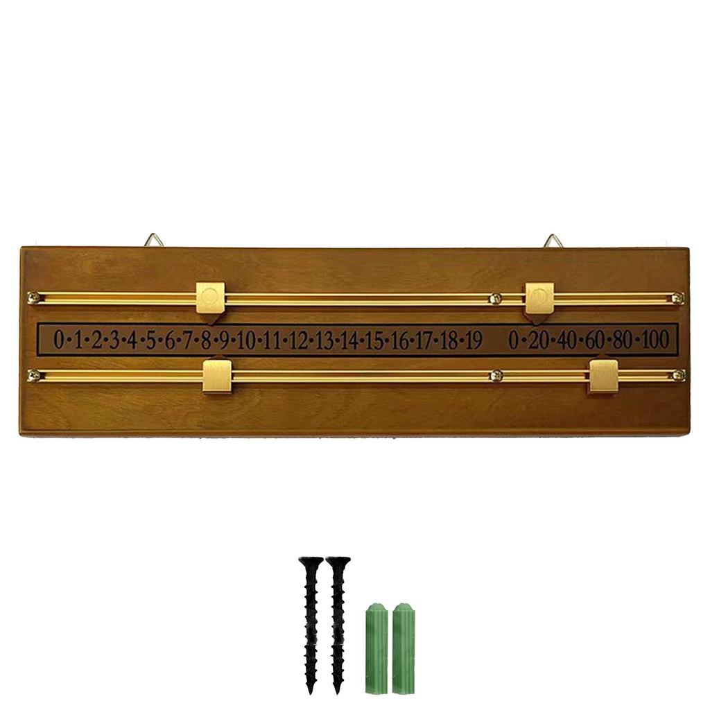 Snooker Pool Scoreboard Game Scorer Billiard Tool for Club, Billiard Scoreboard Wall Mounted Snooker Game Score Board