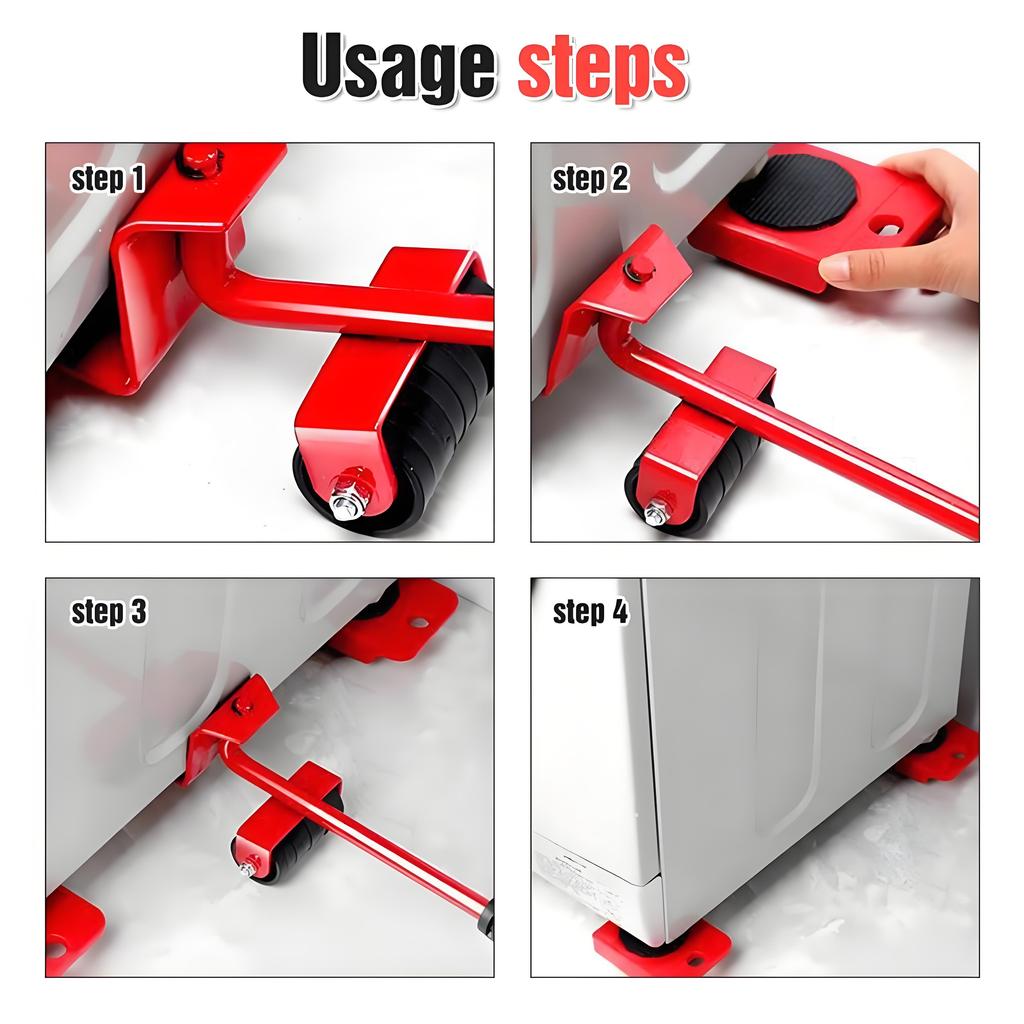 Heavy-Duty Furniture Moving Tool | Adjustable Lift & Slide Technology | No-Lift Design for Living Room Bedroom Appliance