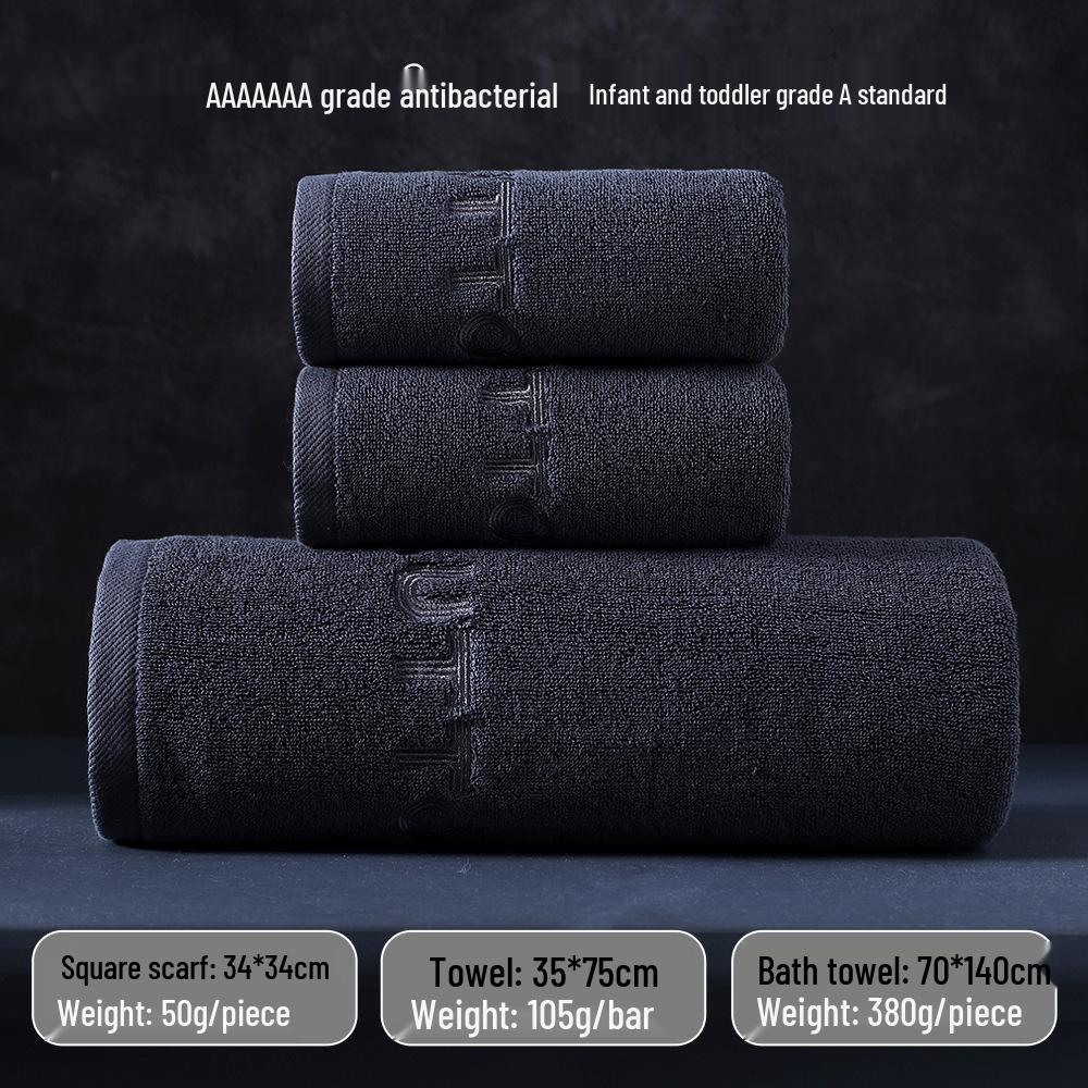7A Antibakteriální osuška z čisté bavlny - Nový styl, Savá, Nepouští vlákna, Pro mytí obličeje a koupání dospělých