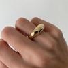 eManco Minimalist Women's Stainless Steel Round Ring (Sizes 5-8)
