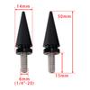 3 Spiked Windshield Bolts Black For Harley Electra Glide Tri Glide Street Glide 2014-2025