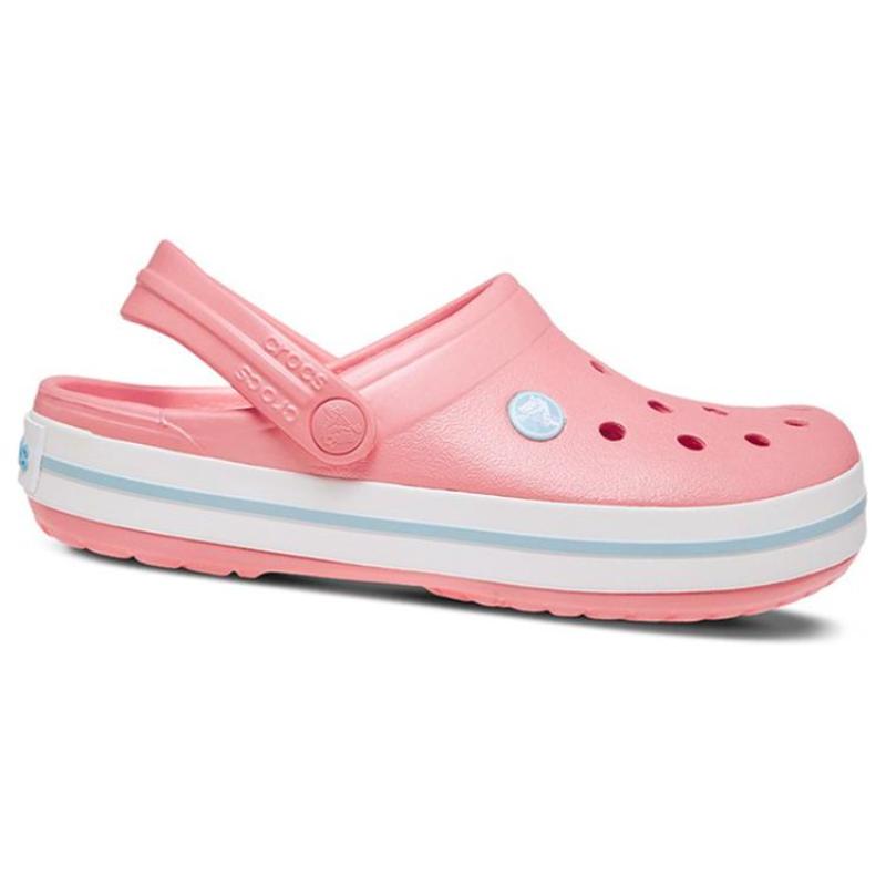 Crocs Beach Sandals Pink White Unisex 'Pink White'