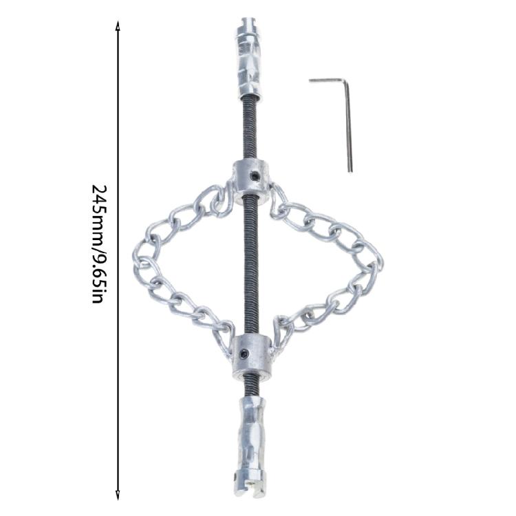 Professional Flexible Rod Sewer Cleaning Chain High Durability Metal Construction Efficient Pipe Descaling Equipment