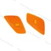 2PCS Front Bumper Fog Light For Jeep Wrangler TJ 1997-2006 Side Marker Turn Signal Cover (No Bulb) Reflector Light 55155628AB