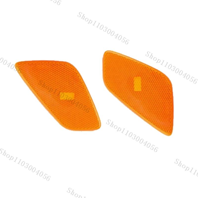 2PCS Front Bumper Fog Light For Jeep Wrangler TJ 1997-2006 Side Marker Turn Signal Cover (No Bulb) Reflector Light 55155628AB