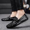 Autumn business British style casual leather shoes driving soft-soled lazy black Doudou tide shoes