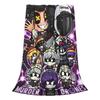 Chibis Murder Drones Throw Blanket for Couch Uzi Doorman Fuzzy Soft Plush Blanket 50x60 Inches Multiple Sizes Bedspread
