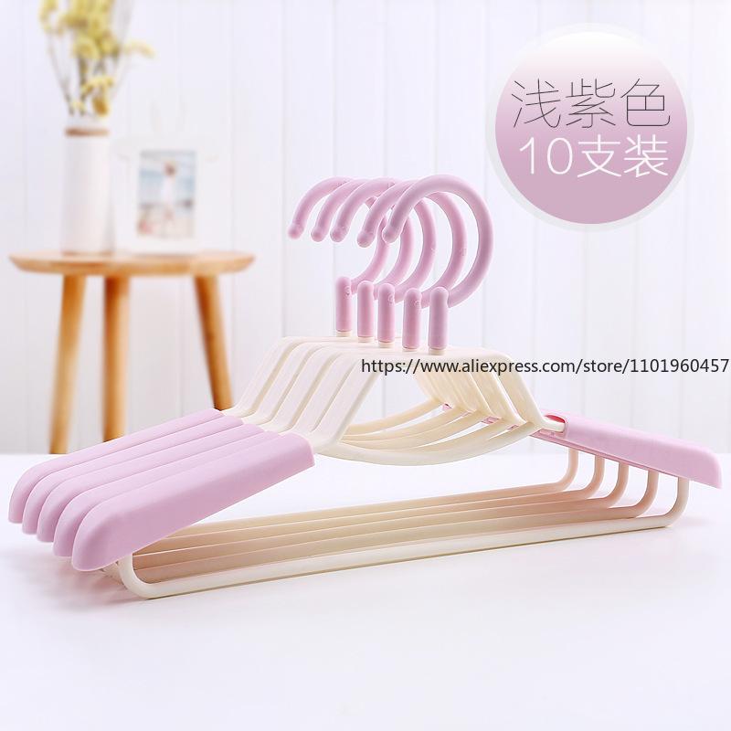 Non-Slip Retractable Clothes Hanger Shoulder Mark-Free Coat Hanger for Home Use Space-Saving Garment Hanger Hook