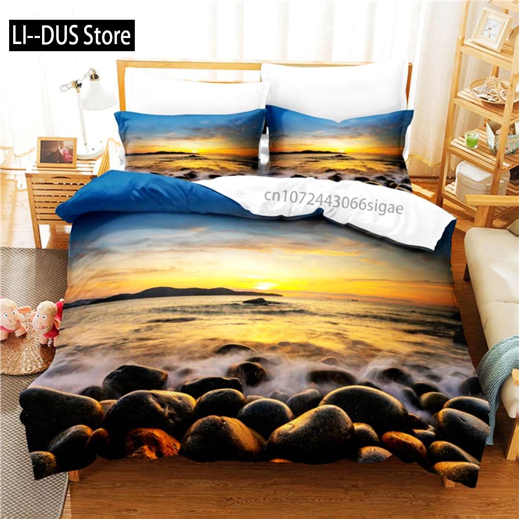 Marine Reef Bedding Set Duvet Cover Set 3d Bedding Digital Printing Queen Size Bedding Set Fashion Design