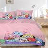 3pcs Kpop boy Character Bedding Set-Cute Cartoon Home Decor for Bedroom, Living Room, Hotel, Festival Gift, Travel Use, Daily Essentials1202