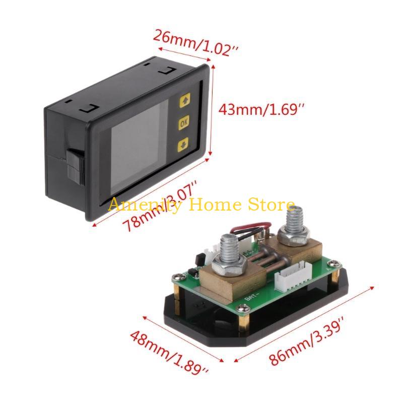 F26C Ammeter 1.8-inch Screen LCD Current Combo Meter Easy Installation DC120V