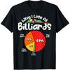 Waarom ik Verlies Bij Biljart Poolspeler Sport Snooker Grappig T-shirt(2)