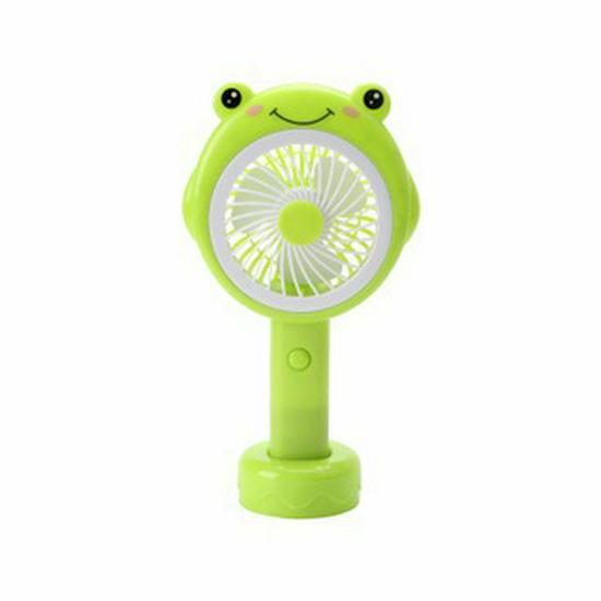 Portable Rechargeable Handheld Fan with LED Light for Dorms 6# Fan