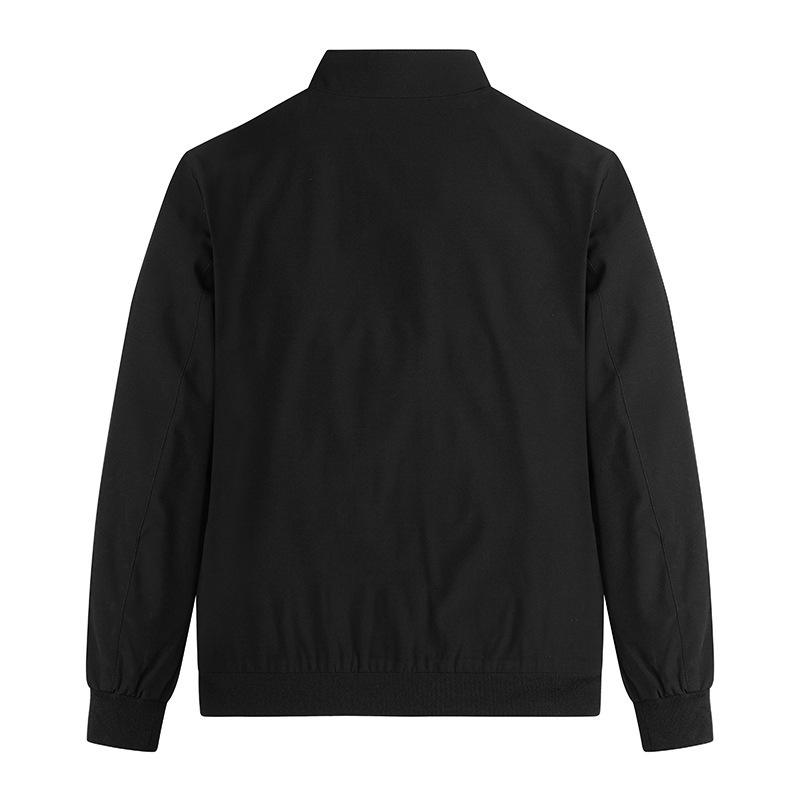 Autumn Jacket Business Style Men's Jacket Spring and Autumn Trend Simple Stand-up Jacket