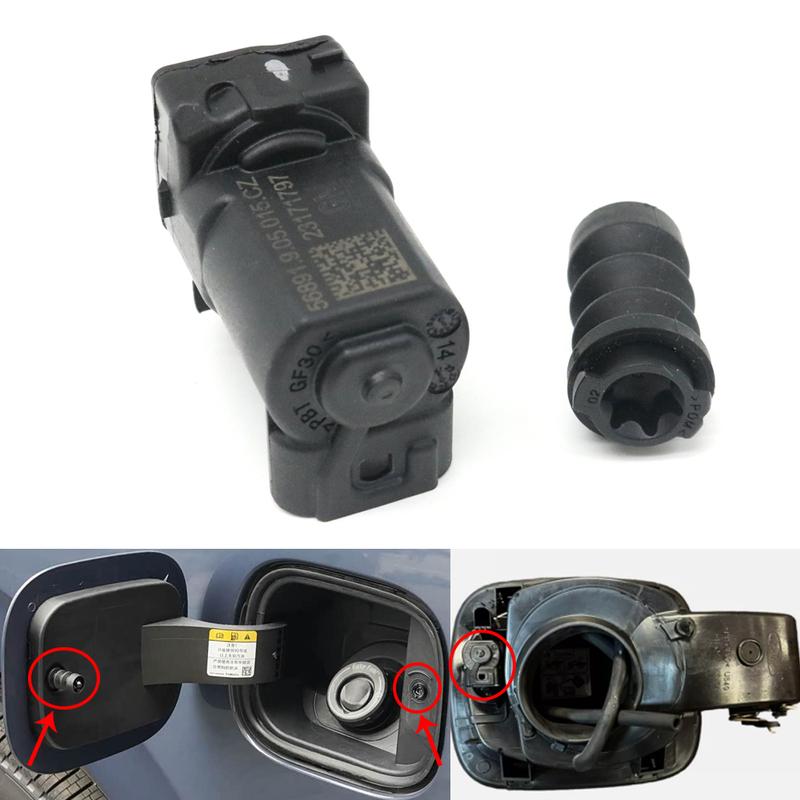 For Lincoln MKX Continental Navigator Nautilus Corsair Fuel Tank Cover Spring Buckle Clip Filler Door Lock Release Control Motor