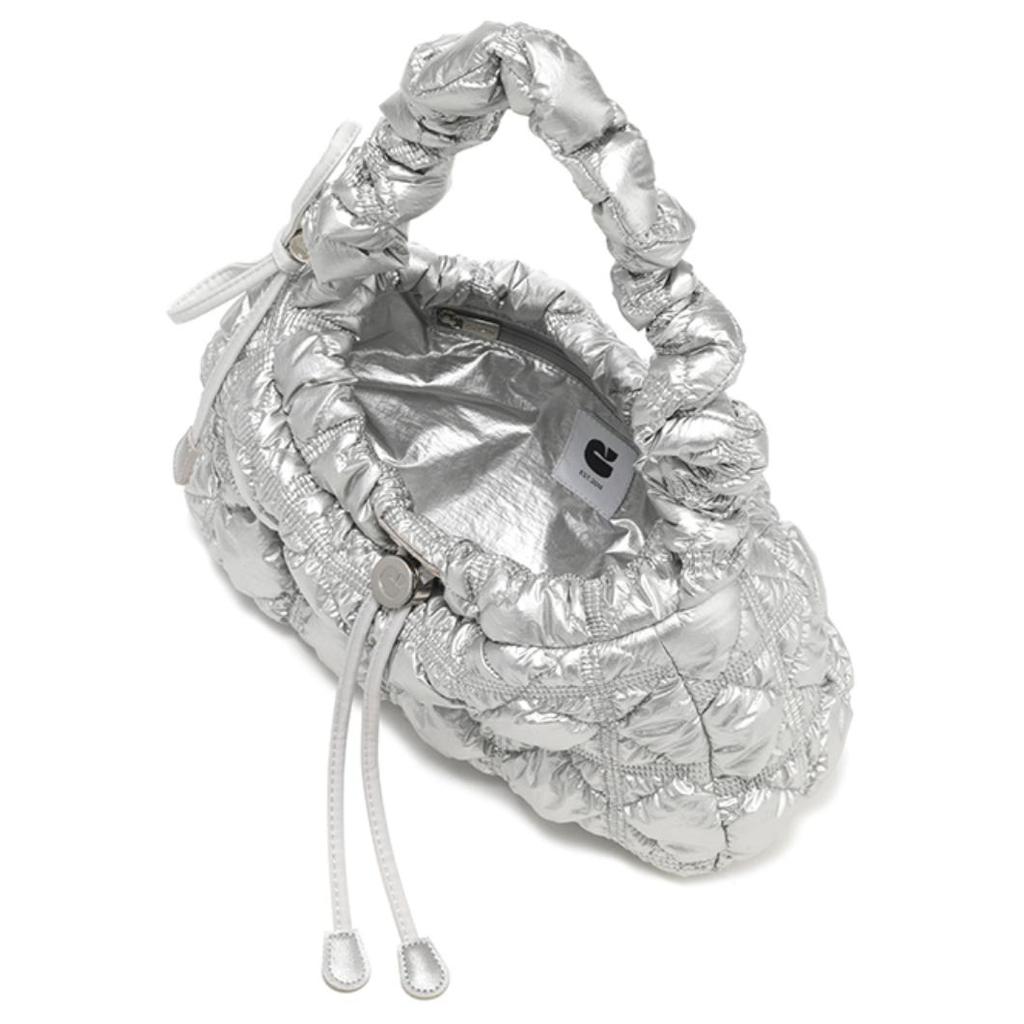 New CARLYN PU Handbag, Shoulder Bag Women's Silver H74111010S