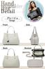 GOOD-T Women's Shoulder Bag, Crossbody Handbag (Greige (Large))