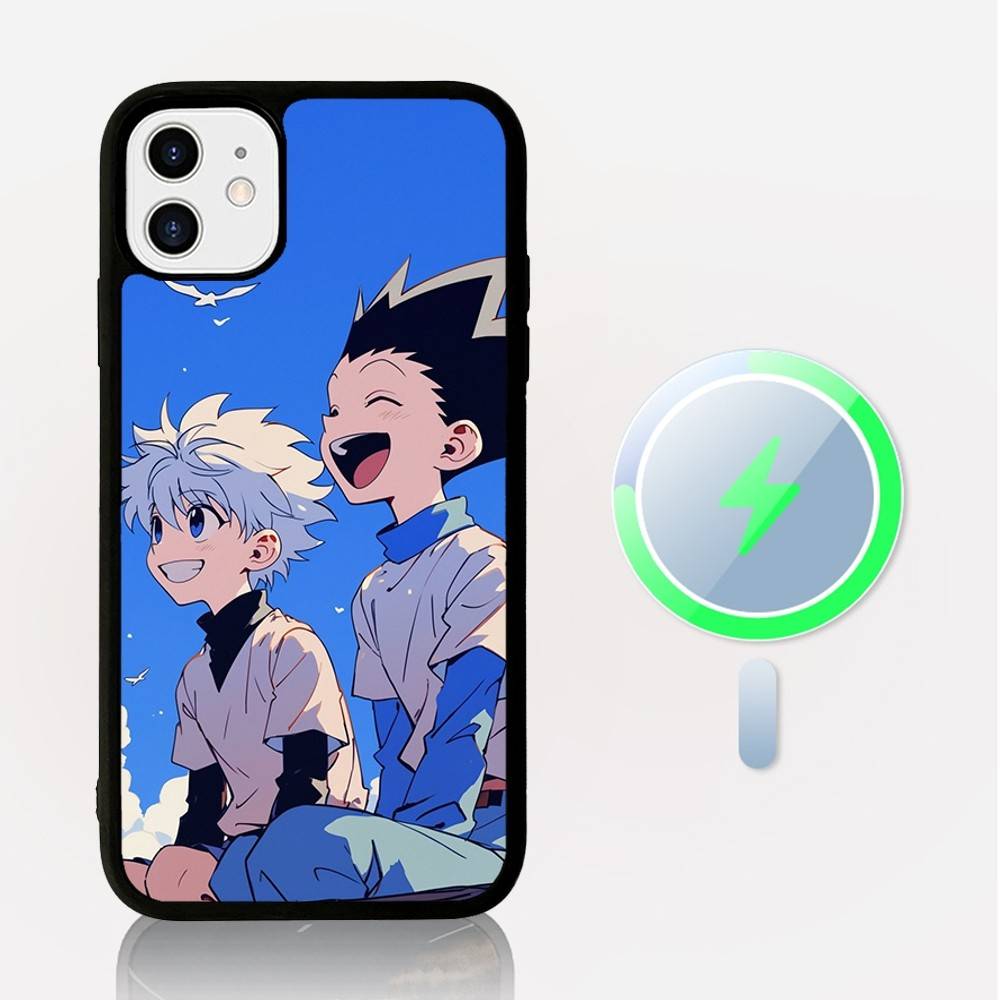 Classic Popular Anime H-Hunter X H-Hunter Game Phone Case Magnetic Case For IPhone 16 14 13 12 11 15 Pro Max Plus For Magsafe