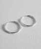 Smgt Silver925 One-Touch Ring Earrings [7 Size]
