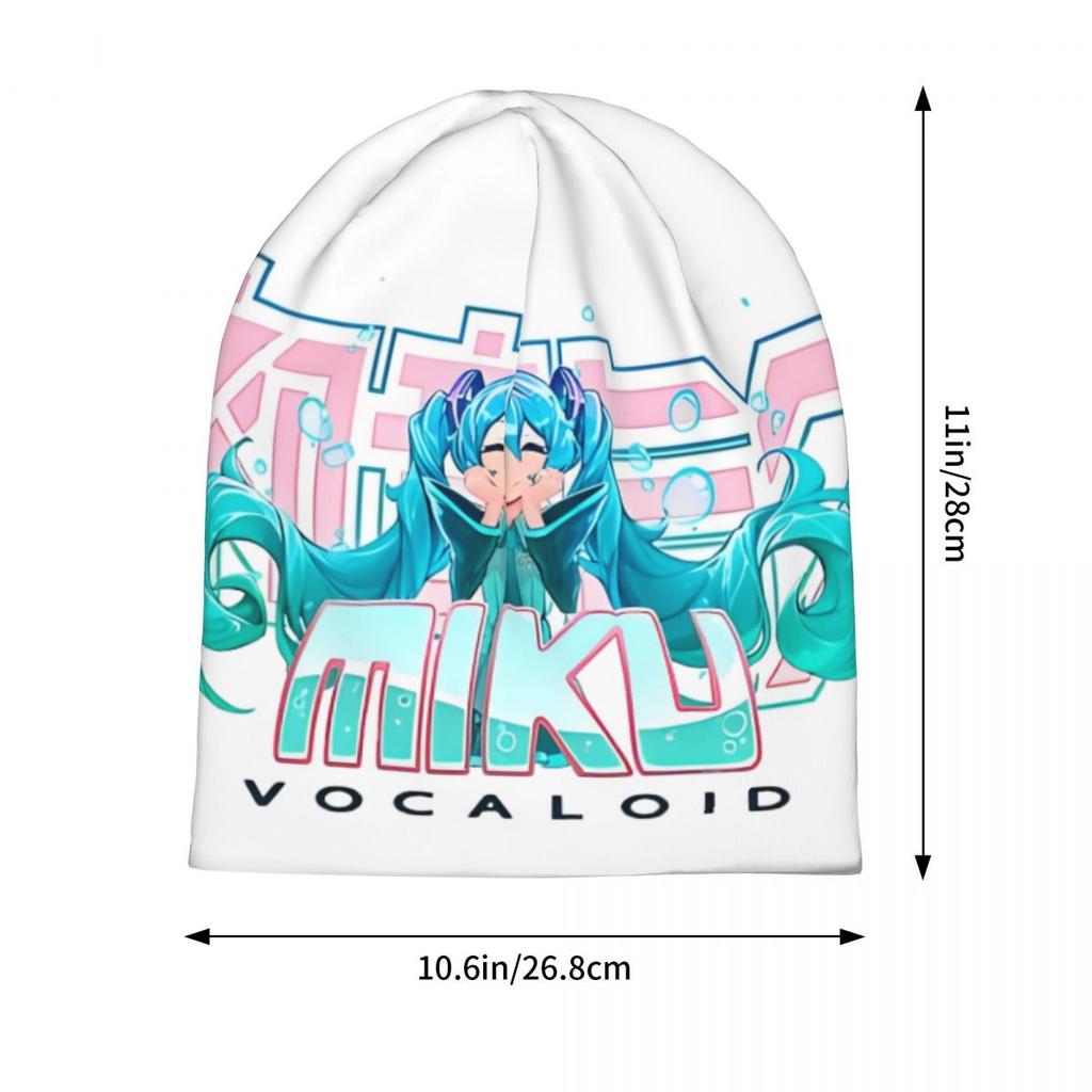 Hatsune Miku Chemo Beanie Unisex Women Winter Wear Skullies Caps Bonnet Knitted Hat