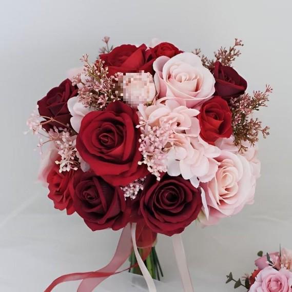 Koreanischer Waldstil Braut-Handstrauß für Hochzeit oder Foto-Requisiten