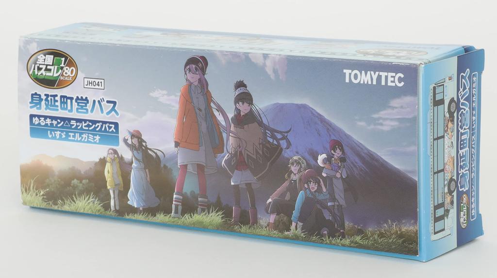 Nationwide Bus Collection Series JH041 Minobu Town Bus Wrapping Diorama Supplies First Order Limited 311263 1/80 "Yurucamp Bus" (Manufacturer's
