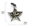 Good Vibrations Swallow Star Pendant