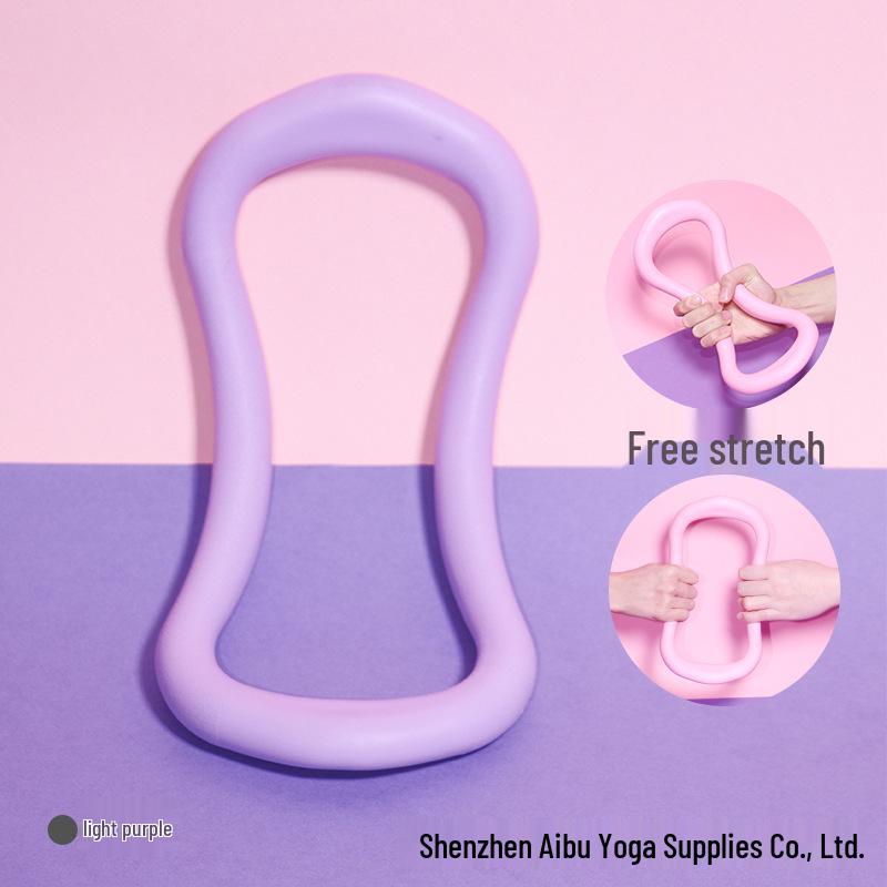 Yoga Back Trainer: Beautiful Stretching Ring for Slim Back & Shoulders, Pilates Magic Opener Equipment.