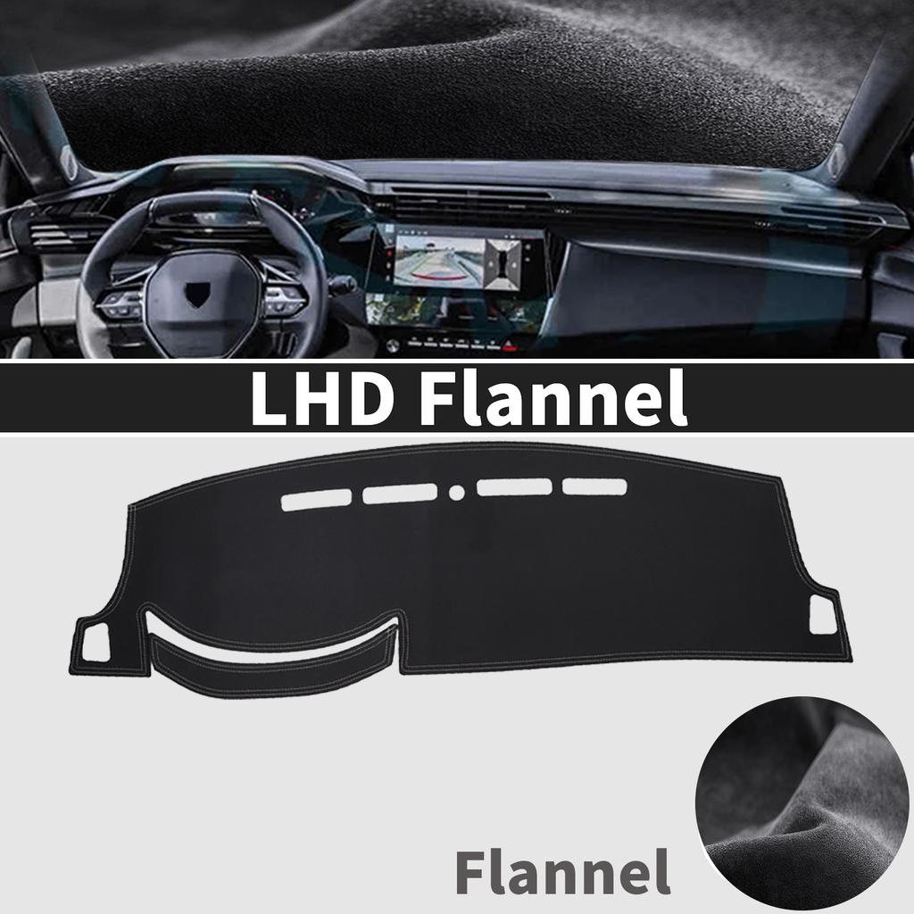 Fit for Peugeot 408 2025-2025 Fastback Dashmat Accessories Dashboard Cover Pad DashMat Sunshade Protective Carpet Car Leather
