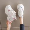 Inner Height Increase Dad Shoes Women's 2025 New Autumn and Winter Versatile Thick Sole Height Increase Versatile Foot Small Casual Sports Shoes Women