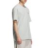 adidas Men’s Solid Color Letter Short-Sleeve T-Shirt, Silver