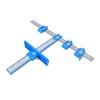 Cabinet Hardware Jig Cabinet Handle Jig Cabinet Hardware Template Tool Punch Locator Drill Guide for Handle Knob Blue