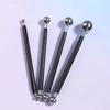 4pcs Metal Ball Sculpture Modeling Tools Double-Ended Modeling Ceramics Set Portable Clay Tools