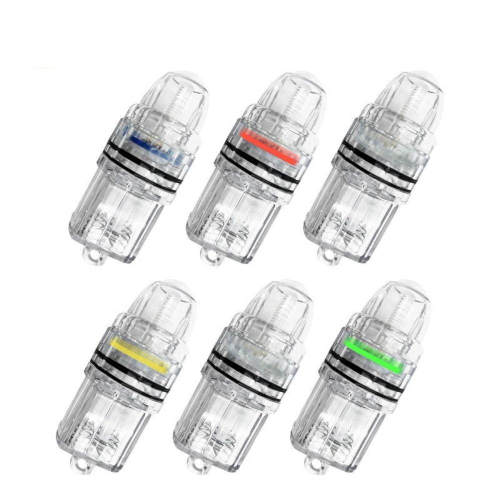 Waterproof LED Fish Attracting Indicator LED Flashing Night Fishing Lamp Light Bait  Underwater