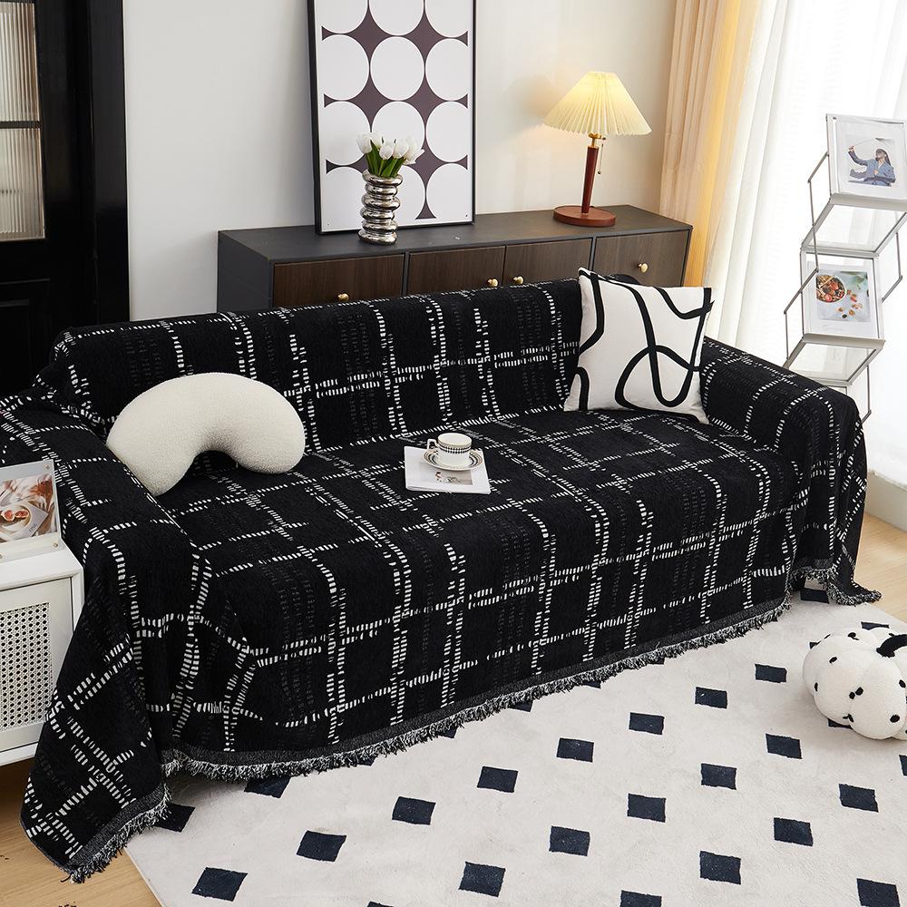 Simple Sofa Cover Cloth Full Covered Four Seasons Universal Sofa Cover Cover Dustproof Sofa Towel Sofa Cover