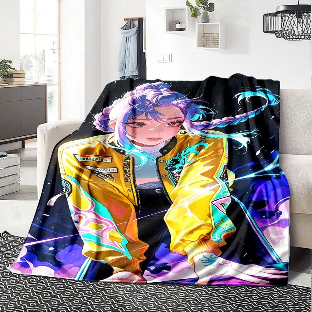 1pc hunter x (22) Blanket Soft Warm Throw for Home, Office, Travel All Season Cozy Bedding Gift, Office Cozy AccessoryB2