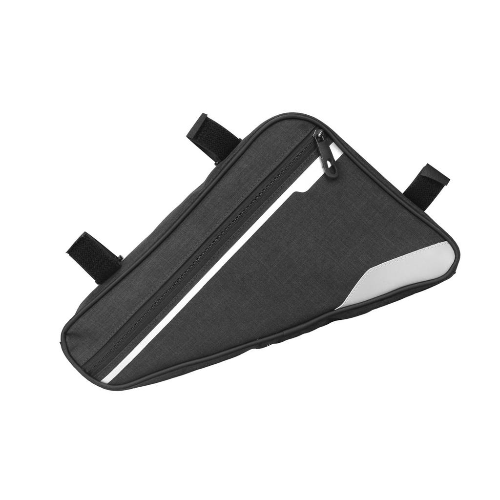 Dreieckige Fahrrad-Rahmentasche mit großer Kapazität, wasserdicht, für Mountainbike, Rennrad, Fahrradtasche, schwarz